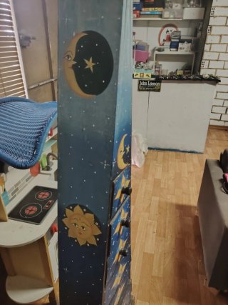 Cajonera de madera estilo bohemio