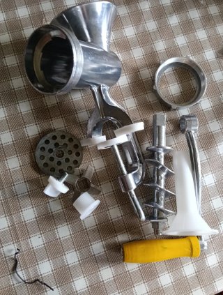 Picadora de carne manual aluminio