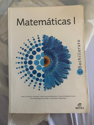 Libro de Matemáticas I, 1º BACHILLERATO