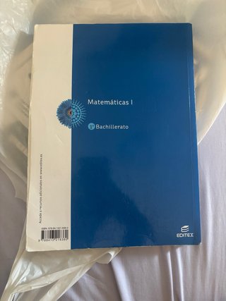 Libro de Matemáticas I, 1º BACHILLERATO