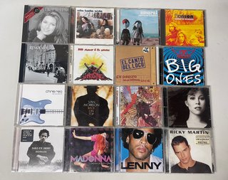Lote 15 CDs Música Pop/Rock Internacional