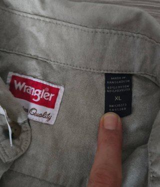 Camisa Wrangler hombre