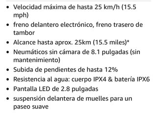 Patinete Eléctrico Segway E2 Plus 2 en garantia