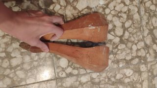 Patas de madera antiguas
