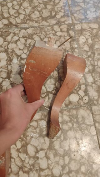Patas de madera antiguas