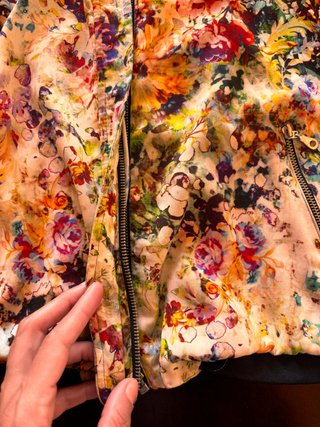 Chaqueta Zara Estampado Floral Talla M