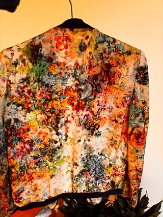 Chaqueta Zara Estampado Floral Talla M