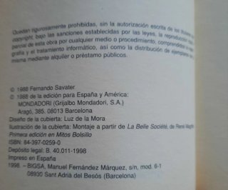 Ética como Amor Propio - F. Savater