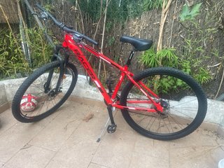 Bicicleta Montaña Talla M Roja