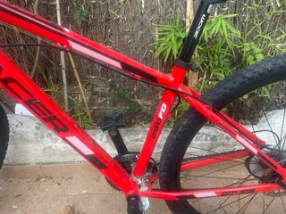 Bicicleta Montaña Talla M Roja