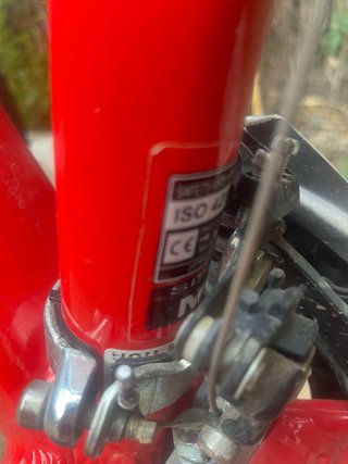 Bicicleta Montaña Talla M Roja