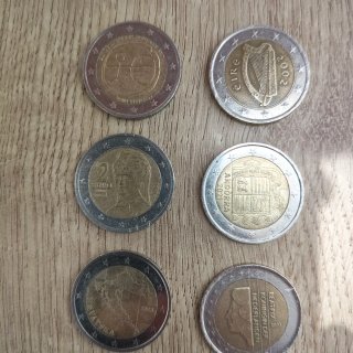 2 Monedas 2 Euros Conmemorativas
