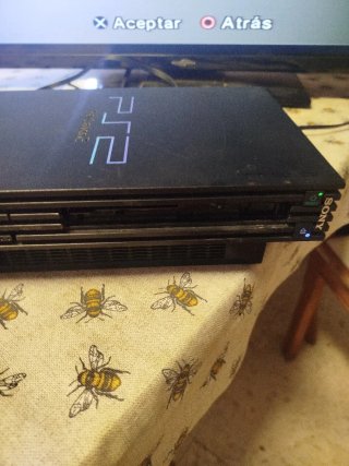 Consola PlayStation 2 Negra fat sin cables