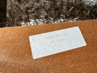 Somier de cama metálico y madera