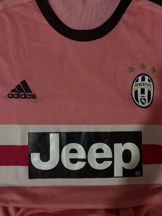 Camiseta Adidas Juventus rosa Jeep
