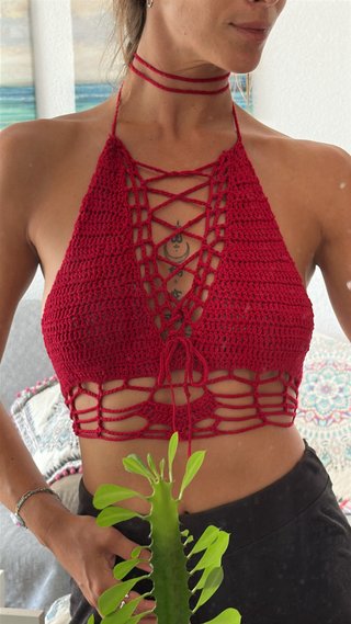 Tops crochet varios diseños