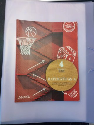 Matemáticas A. 4o de ESO