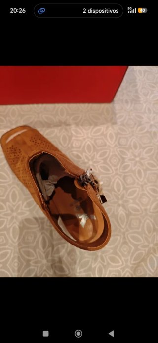 Sandalia abotinada Camel Xti Talla 37