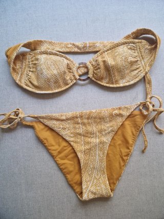 Bikini Women'secret Dorado Estampado
