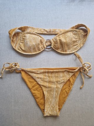 Bikini Women'secret Dorado Estampado
