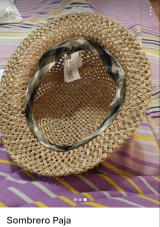 Sombrero de Paja Unisex Trenzado