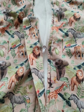 SACO PARA CAPAZO O COLECHO CON ESTAMPADO SAFARI