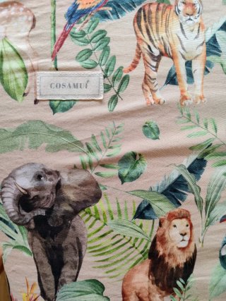 SACO PARA CAPAZO O COLECHO CON ESTAMPADO SAFARI