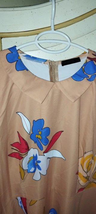 Abito pesca con fiori