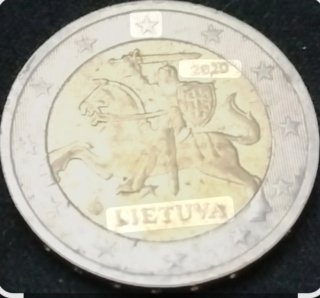 Moneda 2€ Lituania 2020 Vytis