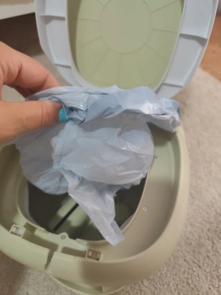 Orinal infantil perro verde con asa