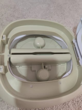 Orinal infantil perro verde con asa