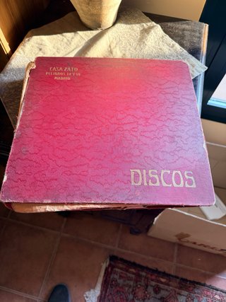 Gramola Diana con discos
