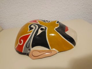 Máscara pintada a mano vintage