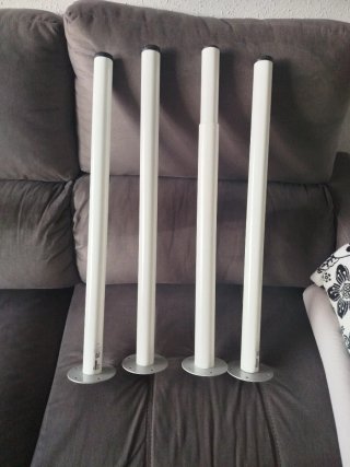 Patas IKEA blancas (4 unidades)