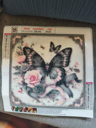 Lienzo Diamond Art 30x40 Marco Madera