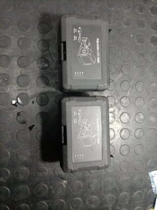 2 Cajas Plástico Airsoft Red Dot