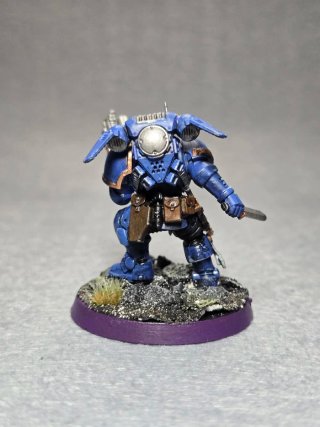Teniente con armadura Phobos W40k