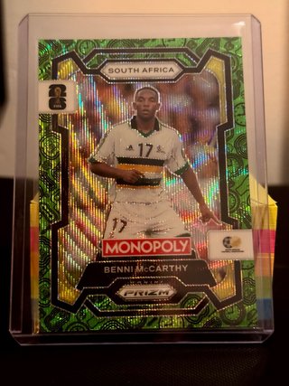 Benni McCarthy #80 Prizm Panini Tarjeta Fútbol