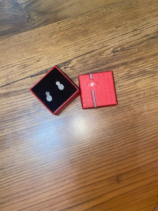 Pendientes Piña Plata