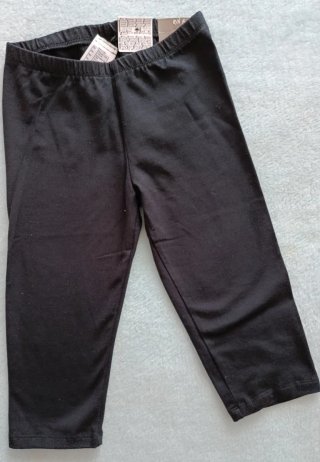 Leggings Capri Niña PAP22 Negro Talla 8-9 Años