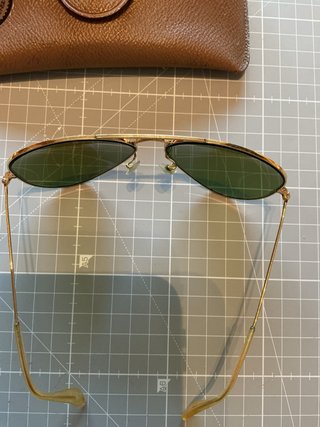 Gafas de sol Ray-Ban B&L doradas/verdes