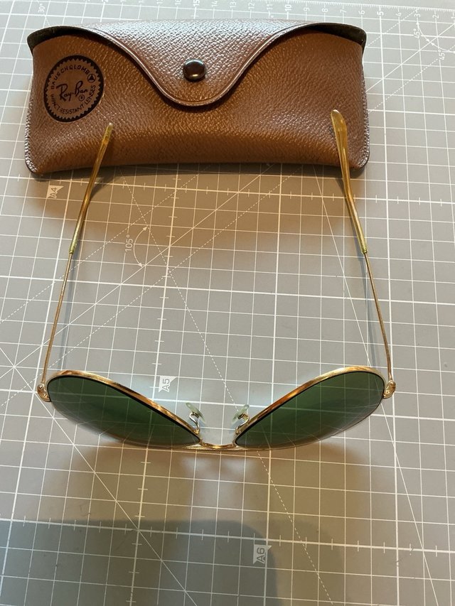 Gafas de sol Ray-Ban B&L doradas/verdes