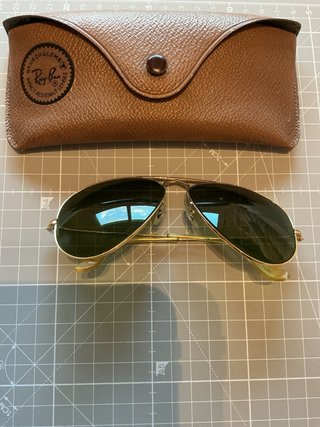 Gafas de sol Ray-Ban B&L doradas/verdes