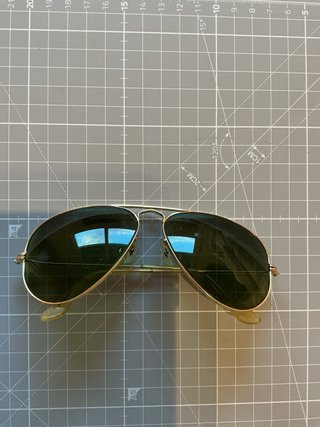 Gafas de sol Ray-Ban B&L doradas/verdes
