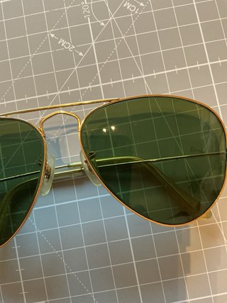 Gafas de sol Ray-Ban B&L doradas/verdes