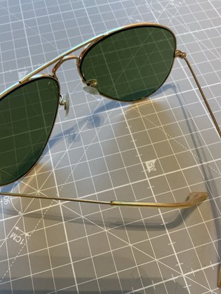 Gafas de sol Ray-Ban B&L doradas/verdes