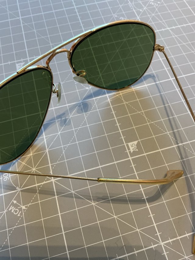 Gafas de sol Ray-Ban B&L doradas/verdes