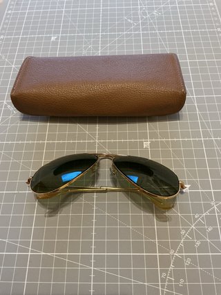 Gafas de sol Ray-Ban B&L doradas/verdes
