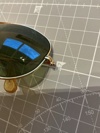 Gafas de sol Ray-Ban B&L doradas/verdes