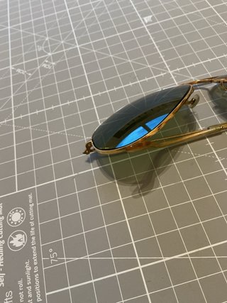 Gafas de sol Ray-Ban B&L doradas/verdes